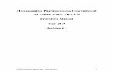 Homoeopathic Pharmacopoeia Convention of the United …Homeopathy is defined as: “Homeopathy is the art and the science of healing the sick by using substances capable of causing