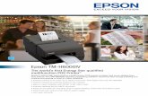 Epson TM-H6000IV - Printer Barn · 2017-02-16 · multifunction POS Printer* Epson’s latest high-performance multifunction POS printer is faster and more reliable than ever before.