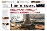 WORLD BRIEFS CHINA China’s language …macaudailytimes.com.mo/files/pdf2016/2522-2016-03-22.pdf2016/03/22  · FOUNDER PULSHER oie Geldenhuys EDTOR-N-CHEF Paulo Coutinho TE TIME