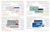 Discover Network Card Identification Features American ... · The Visa Brand Mark appears in the lower right corner. Visa debit cards have the word “DEBIT” printed above the Visa