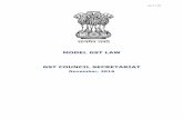 25.11.16.Final Draft Clean Model GST Lawctax.kar.nic.in/gst/Revised_draft-model-gst-law-25-11... · 2016-12-12 · GST COUNCIL SECRETARIAT November, 2016. Page 1 of 163 Contents ...