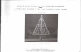 SETUP AND TAKE-DOWN INSTRUCTIONS OF 15FT. LED LIGHT … Christmas Tree_0.pdf · Christmas TreeLight Kit Uncommon USA, Inc. Setup Instructions Package includes: 1 15'LED light set(24lightstrands)