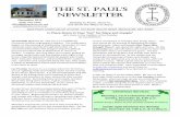 The ST. Paul’S Newsletter - Clover Sitesstorage.cloversites.com/stpaulsunitedchurchofchrist1/...Saint Paul’s United Church of Christ, 103 South Second Street, Marthasville, MO