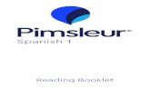 Spanish 1 · Welcome to the Third Edition of Pimsleur’s Spanish 1. Spanish is the most widely spoken of the Romance languages, which are a Latin branch of the Indo-European language