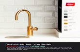 HYDROTAP ARC FOR HOME€¦ · The HydroTap Arc BCS will complement every lifestyle, with on demand sparkling, boiling and chilled water. Unbottle the future. Choose sustainable hydration