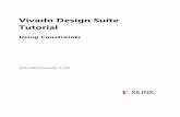 Vivado Design Suite Tutorial · Tutorial Design Description Using Constraints 5 UG945 (v2013.3) November 12, 2013 Tutorial Design Description The sample design used throughout this