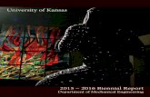 University of Kansas - Mechanical Engineeringme.engr.ku.edu/sites/me.engr.ku.edu/files/docs/ME... · Ph.D. University of Kansas, 1989 Dr. Soper joined the University of Kansas in