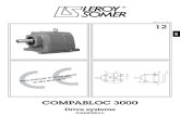 COMPABLOC 3000 - Leroy-SomerLEROY-SOMER 8 InstallatIon COMPABLOC 3000 Drive systems 3520 en - 2013.04 / t This document complements the general instructions ref.2557 (recommendations),