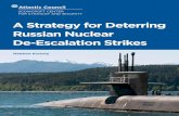 A Strategy for Deterring Russian Nuclear De-Escalation Strikes · 2020-05-19 · clear strategy calls for the early use of nuclear weapons in the event of a conflict with NATO with