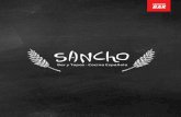 SANCHO0619 Cardapio bar WEB - Sancho Bar y TapasCardápio Bar. CÓCTELES SANCHO adônis..... 32 Jerez Oloroso, Dolin Rouge e Angostura Orange. la mancha ... 1906 red vintage .....