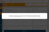 Personal Banking, Online Banking Services - ICICI Bank · SOURABH CICISHOPM,øu15 Transfers Initiate Payments Single Payment Bulk Payment Manage Payee Manage Bene / Billers M tes