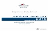 Brightwater State School · 2019-07-17 · 2018 Annual Report 1 Brightwater State School Contact information Postal address 20 Dianella Drive Mountain Creek 4557 Phone (07) 5438 3111