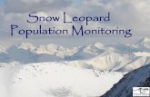 Snow Leopard Population Monitoringawsassets.panda.org/.../sl_pop_monitoring___mccarthy.pdf · 2012-01-03 · Results: • 18,253 total photos • 645 snow leopard photos • 34 snow