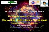Unravelling the Explosion Mechanismsandreon/Janka_Milano-2013-II.pdf · 2013-11-22 · nucleosynthesis hydrodynamics of stellar plasma Relativistic gravity explosion energies, remnant