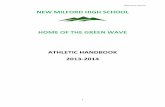 NEW MILFORD HIGH SCHOOL · 2016-03-26 · Barlow, Stratord, and Weston. OFFERINGS New Milford High School, home of the Green Wave, offers 28 interscholastic programs. Our program