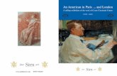 Aselling exhibition of the work of Cyrus Cincinnati Cuneo · The pictures gathered together in this booklet - in Whistler's Parisian atelier and at the Langham Sketching Club in London