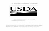 US DEPARTMENT OF AGRICULTURE (USDA) CONTRACTING …...EFFECTIVE DATE: OCTOBER 1, 2018* *All information presented is as issued by USDA or the subagencies as of September 28, 2018.