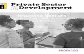 29 QUARTER 2018 Private Sector Development€¦ · AFD to establish an ecosystem conducive to the emergence of start-ups (through the creation of incubators, accelerators, ... entrepreneurial