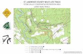 ST. LAWRENCE COUNTY TRAILS d,- FRANKLIN HERKIMER … · Lenny's Loop (2.99 miles) 7 Springs Express (outgoing) and Ledges 3 (incoming) (1.92 miles) Ledges 2 (0.60 miles) Ledges 1