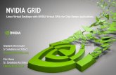 NVIDIA GRID - GTC On-Demand Featured Talkson-demand.gputechconf.com/gtc/2018/presentation/s... · NVIDIA TESLA GPUS M10 M60 P40 M6 P6 GPU 4 NVIDIA Maxwell GPUs 2 NVIDIA Maxwell GPUs
