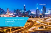 Connecting the Business of Insurance...CONNECTING THE BUSINESS OF INSURANCE: RESHAPE YOUR BUSINESS THROUGH DIGITAL TECHNOLOGY “QBE is committed to increasing ease of trading online