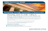 Navigating Through Transitions in Government Thursday ...thurstoncountybar.com/wp-content/uploads/...Govt-Transitioins_Flyer… · Thurston County Bar Association Government Lawyers