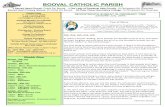 BOOVAL CATHOLIC PARISH...The first thing to notice about the Lord [s prayer is that it is full of petitions. The first one is that God [s name would be hallowed. The second is that