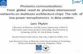 Photonics communications: From global reach to photonic ... · V nr E m EO ee E switch energy, V EO volume of electrooptic medium, m losses per m, optical field confinement to EO