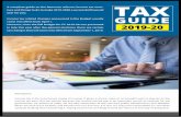 TAX GUIDE TAX...1. All You Need To Know About Income Tax 2. Guide For e-Filing ITR Online 3. 7 changes in income tax laws for 2019-20 4. Union Budget Highlights 5. Income Tax Slabs,