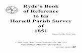Ryde’s Book of Reference to his Horsell Parish Survey of 1851horsellresidents.com/Media/History/Commentary to Edward... · 2015-03-03 · Notes on Ryde’s Book of Reference to