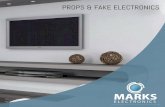 PROPS & FAKE ELECTRONICS€¦ · All of our dummy props are manufactured from real, current model electronic items giving them the appearance of being genuine and operational. As