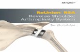Reverse Shoulder Arthroplasty Systemaz621074.vo.msecnd.net/.../RU_ST_16.pdf · The ReUnion Reverse Shoulder is a system of components intended for total shoulder replacement in a