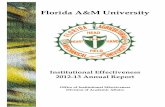 Florida A&M University · Mission, Vision and Core Values The University’s approved mission, vision and core values appear in this document. Key Achievements and Dashboard Data