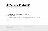ProHD STUDIO 4000 - JVCpro.jvc.com/pro/attributes/SEG/manual/ProHD_Studio... · ProHD Studio KM-IP4000 - Live Production Studio Software The ProHD Studio KM-IP4000 SW is a conceptually