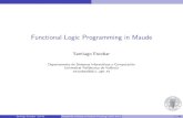 Functional Logic Programming in Maude...Motivation Outline 1 Motivation Why narrowing in Maude Missionaries and Cannibals Our contributions 2 Rewriting logic in a nutshell Narrowing