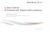 L80 GPS Protocol Specification€¦ · L80 GPS Protocol Specification GPS Module Series Rev. L80_GPS_Protocol_Specification_V1.4 Date: 2016-10-18