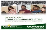 Fall 2014 - 2017 STUDENT CHARACTERISTICS · 2020-05-20 · Fall 2014 – Fall 2017 . Summary . This booklet contains student demographic and enrollment information of CSM credit students