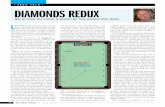 Bob Jewett DIAMONDS REDUX - Billiards Digest Vault · DIAMONDS REDUX Get to know the corner-5 system for two-cushion kick shots. L AST MONTH, I introduced some of the basics of using