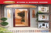 STORM & SCREEN DOORS...Multi-vent® doors feature a full screen and adjustable glass, choose from top or bottom ventilation or both by easily adjusting the glass panels. You control