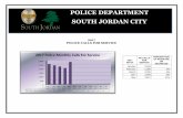 POLICE DEPARTMENT SOUTH JORDAN CITY · SOUTH JORDAN CITY 0 20 40 60 80 100 120 140 160 JAN FEB MAR APR MAY JUNE JULY AUG SEPT OCT NOV DEC 2016 Accidents 130 102 116106 91 87 95 155