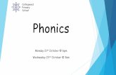 Collingwood Primary School Phonics...Vowel digraphs (and trigraphs) ai ee igh oa oo ar or ur ow oi ear air ure er Make sure that you are very confident about what the term CVC means.