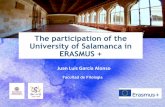 The participation of the University of Salamanca in ERASMUS · ERASMUS+ Programme, Key Action 2: Strategic Partnership in Higher Education 2014-1-IT02-KA203-003653 Universitá degli