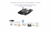 Xiamen Goodcom Technogoly Co.Ltd GSM SMS &GPRS Printer · takeaway/delivery service, hotel, taxi, lottery, bus tickets, bill payment, mobile airtime top-up/ recharge, mobile payment