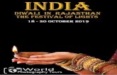 2019 India - Diwali in Rajasthan - World Photography Tours - … · 2019-02-20 · masterpiece exists around every corner. Rajasthan is truly a photographer's dream. One of the most