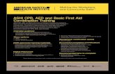 ASHI CPR, AED and Basic First Aid Combination Trainingimetacademy.com/Specification-Sheet-BFA-CPR-AED.pdf · 2018-10-08 · ASHI CPR, AED, and Basic First Aid combination training