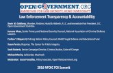 Law Enforcement Transparency & Accountability · 2016 NFOIC FOI Summit . Kevin Goldberg Member, Fletcher, Heald & Hildreth, P.L.C. Immediate Past President, D.C. Open Government ...