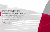 INITIATIVES IN IMMUNO-ONCOLOGY · 2019-12-10 · and marketing capabilities in oncology enfortumab vedotin ASP1235 I/O research started ASP8374 ASP1948 ASP1951 zolbetuximab ASP1650