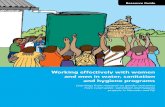 Working effectively with women and men in water ... · 1 Working effectively with women and men in water, sanitation and hygiene programs Learnings from research on gender outcomes