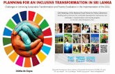 PLANNING FOR AN INCLUSIVE TRANSFORMATION IN SRI LANKA PRESENTATION TO OECD-U… · •Transformation cannot happen only within a few nations –in a globalized world transformation