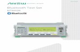 Bluetooth Test Set...Output power (RF-PHY/TRM/BV-01-C, RF-PHY/TRM/BV-15-C) Measurement Configuration EUT configured to transmit test reference packets Packet payload: PRBS9 AoA Constant